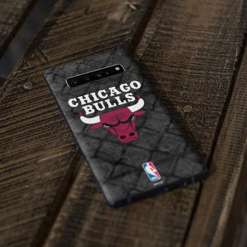 NBA Chicago Bulls Dark Rust Galaxy S10 Plus Skin