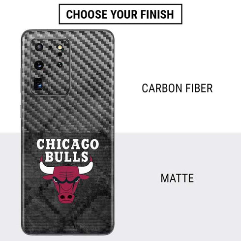 NBA Chicago Bulls Dark Rust Galaxy S20 Ultra 5G Skin
