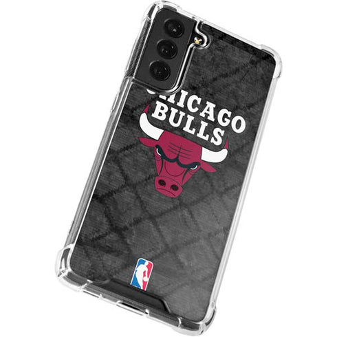 NBA Chicago Bulls Dark Rust Galaxy S21 FE Clear Case