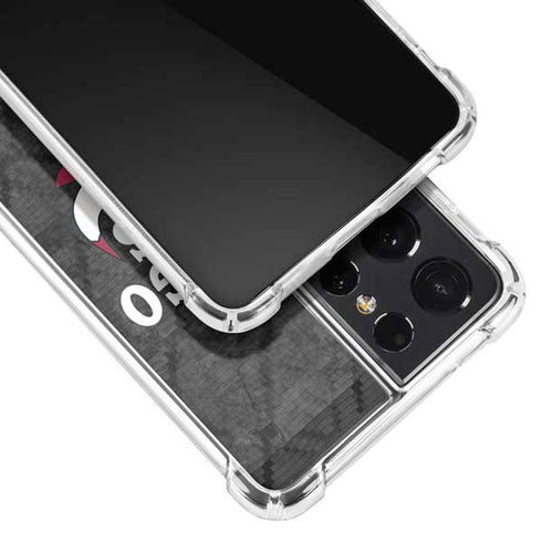 NBA Chicago Bulls Dark Rust Galaxy S21 Ultra 5G Clear Case
