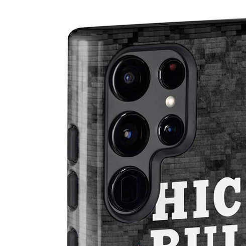NBA Chicago Bulls Dark Rust Galaxy S22 Ultra Pro Case