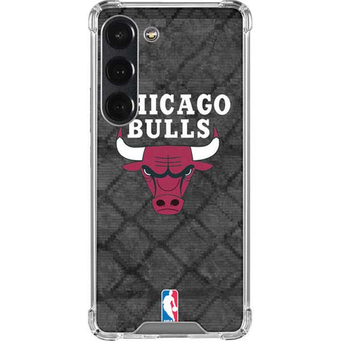 NBA Chicago Bulls Dark Rust Galaxy S23 Clear Case
