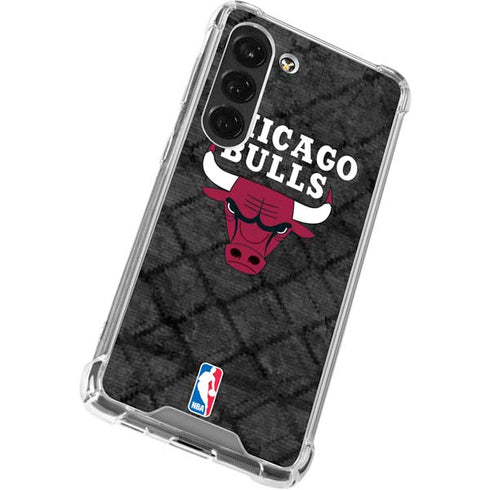 NBA Chicago Bulls Dark Rust Galaxy S23 Clear Case