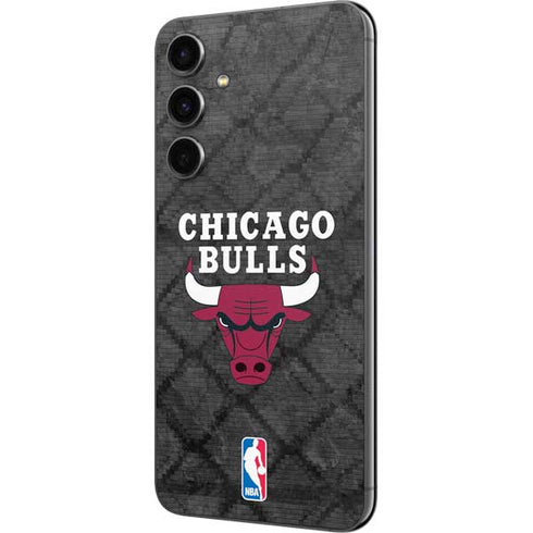 NBA Chicago Bulls Dark Rust Galaxy S23 FE Skin