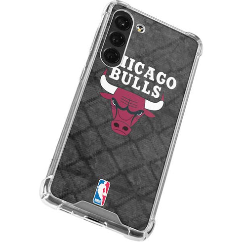 NBA Chicago Bulls Dark Rust Galaxy S23 Plus Clear Case