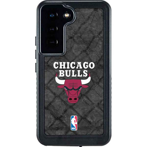 NBA Chicago Bulls Dark Rust Galaxy S23 Waterproof Case