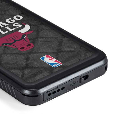 NBA Chicago Bulls Dark Rust Galaxy S23 Waterproof Case