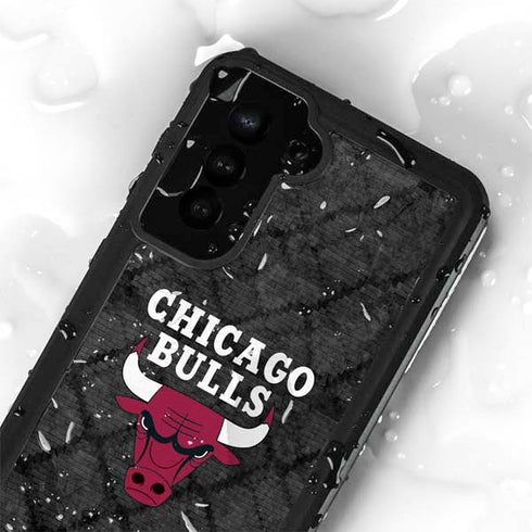 NBA Chicago Bulls Dark Rust Galaxy S23 Waterproof Case