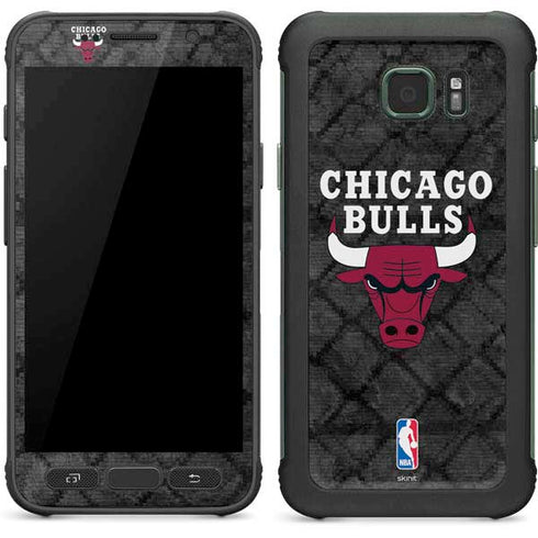 NBA Chicago Bulls Dark Rust Galaxy S7 Active Skin