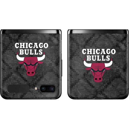 NBA Chicago Bulls Dark Rust Galaxy Z Flip Skin