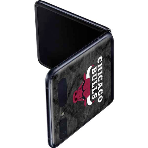 NBA Chicago Bulls Dark Rust Galaxy Z Flip Skin