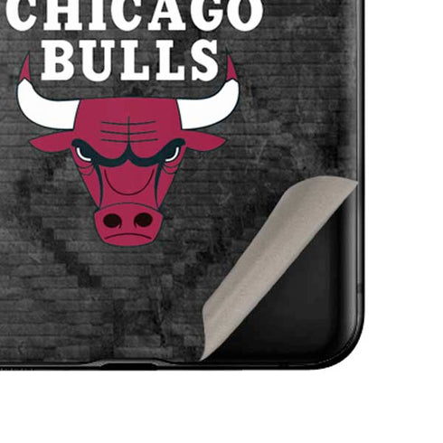 NBA Chicago Bulls Dark Rust Galaxy Z Flip Skin