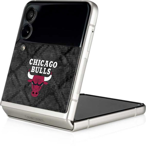 NBA Chicago Bulls Dark Rust Galaxy Z Flip4 5G Skin