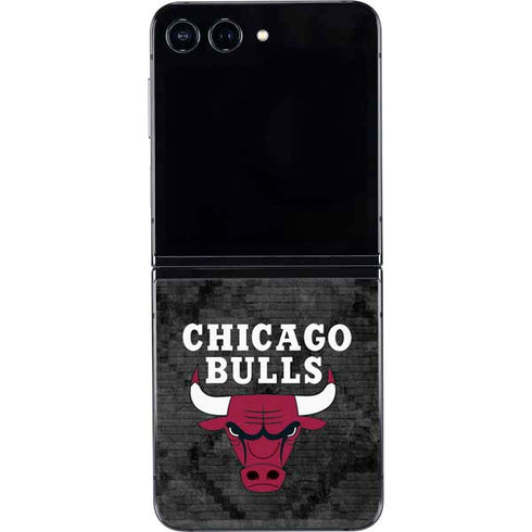 NBA Chicago Bulls Dark Rust Galaxy Z Flip5 5G Skin