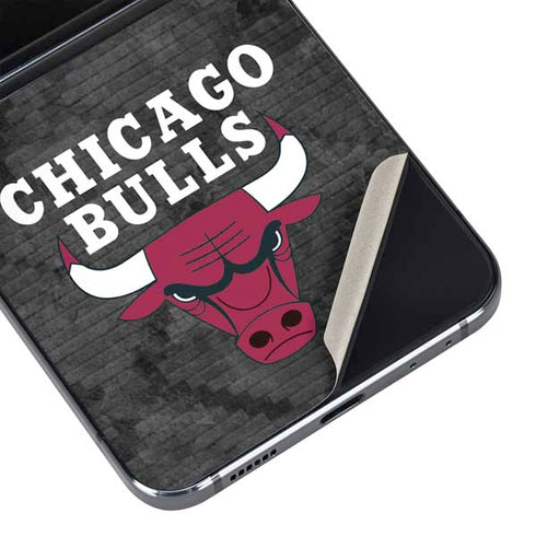 NBA Chicago Bulls Dark Rust Galaxy Z Flip5 5G Skin