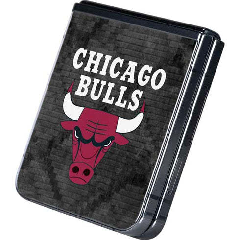 NBA Chicago Bulls Dark Rust Galaxy Z Flip5 5G Skin