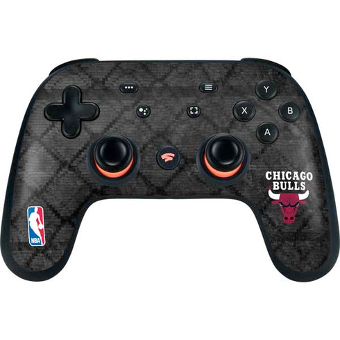 NBA Chicago Bulls Dark Rust Google Stadia Controller Skin