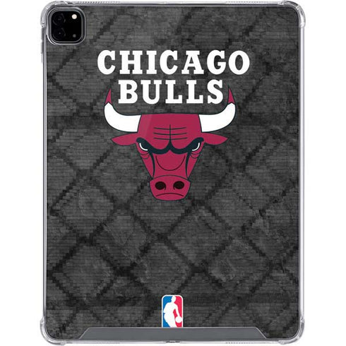 NBA Chicago Bulls Dark Rust iPad Pro 12.9in (2020) Clear Case