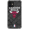 NBA Chicago Bulls Dark Rust iPhone 12 Clear Case