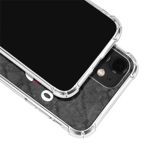 NBA Chicago Bulls Dark Rust iPhone 12 Clear Case