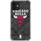 NBA Chicago Bulls Dark Rust iPhone 12 Mini Clear Case