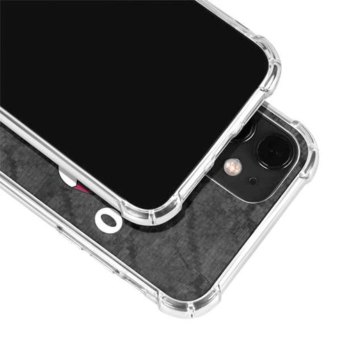 NBA Chicago Bulls Dark Rust iPhone 12 Mini Clear Case