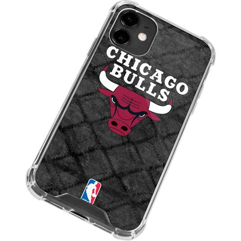 NBA Chicago Bulls Dark Rust iPhone 12 Mini Clear Case
