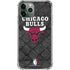 NBA Chicago Bulls Dark Rust iPhone 12 Pro Clear Case