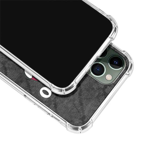 NBA Chicago Bulls Dark Rust iPhone 12 Pro Clear Case