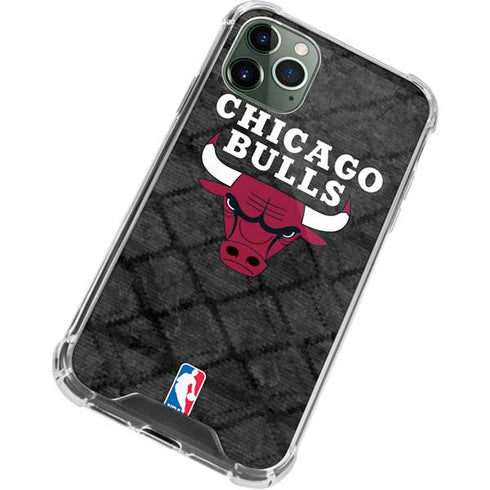 NBA Chicago Bulls Dark Rust iPhone 12 Pro Clear Case