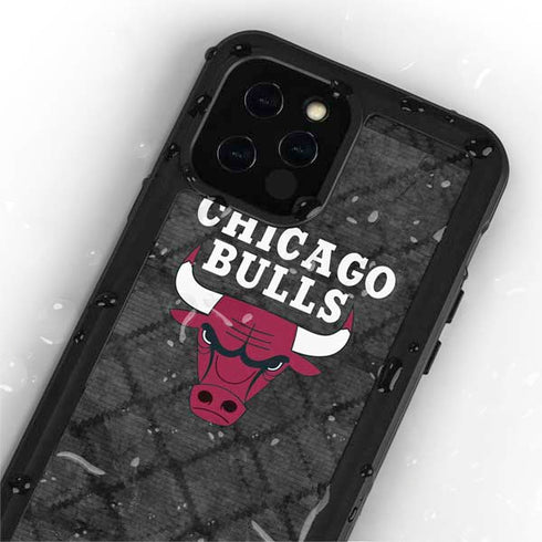 NBA Chicago Bulls Dark Rust iPhone 12 Pro Waterproof Case