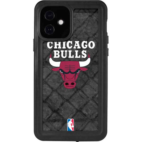 NBA Chicago Bulls Dark Rust iPhone 12 Waterproof Case