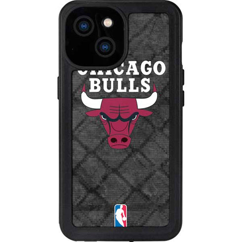 NBA Chicago Bulls Dark Rust iPhone 13 Mini Waterproof Case