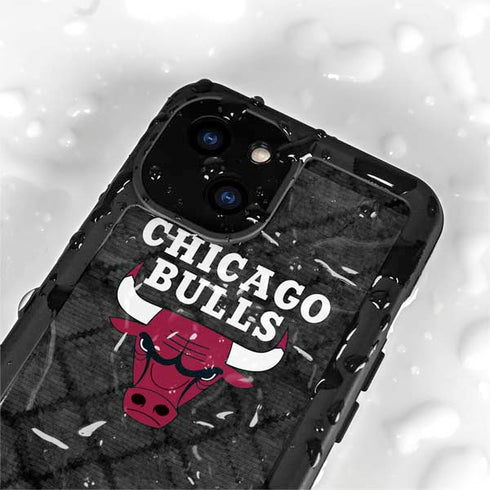 NBA Chicago Bulls Dark Rust iPhone 13 Mini Waterproof Case