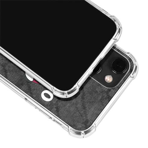NBA Chicago Bulls Dark Rust iPhone 14 Clear Case