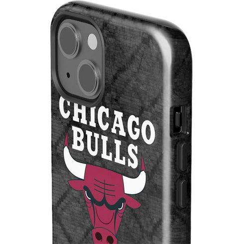 NBA Chicago Bulls Dark Rust iPhone 15 Plus Impact Case