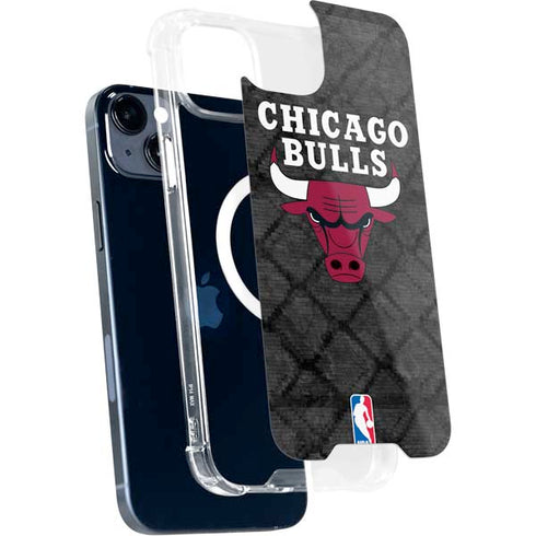 NBA Chicago Bulls Dark Rust iPhone 15 Plus MagSafe Case