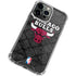 NBA Chicago Bulls Dark Rust iPhone 14 Pro Clear Case