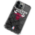 NBA Chicago Bulls Dark Rust iPhone 14 Pro Max Clear Case