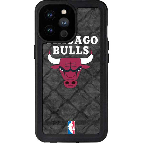 NBA Chicago Bulls Dark Rust iPhone 14 Pro Max Waterproof Case