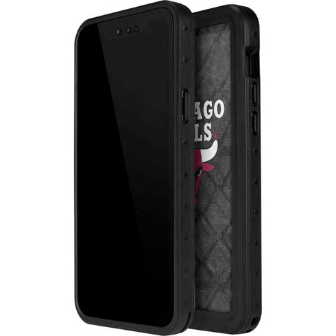 NBA Chicago Bulls Dark Rust iPhone 14 Pro Max Waterproof Case