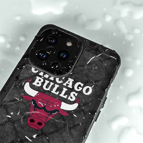 NBA Chicago Bulls Dark Rust iPhone 14 Pro Max Waterproof Case