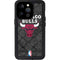 NBA Chicago Bulls Dark Rust iPhone 14 Pro Waterproof Case