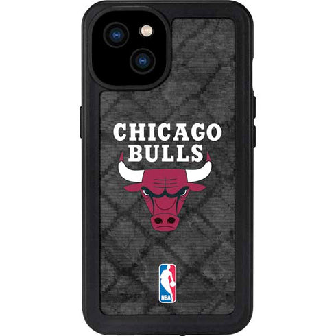 NBA Chicago Bulls Dark Rust iPhone 15 Plus Waterproof Case