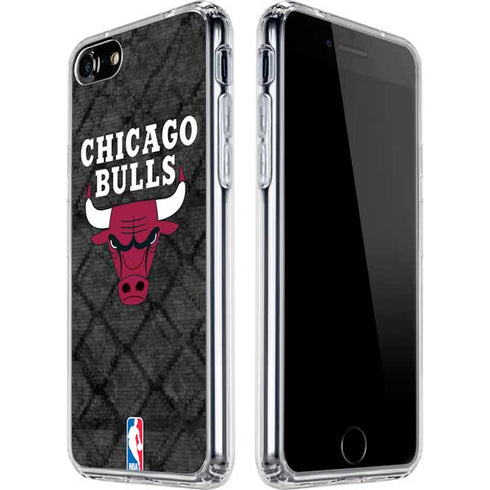 NBA Chicago Bulls Dark Rust iPhone SE (2nd & 3rd Gen) Clear Case
