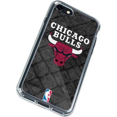 NBA Chicago Bulls Dark Rust iPhone SE (2nd & 3rd Gen) Clear Case