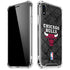 NBA Chicago Bulls Dark Rust iPhone XR Clear Case