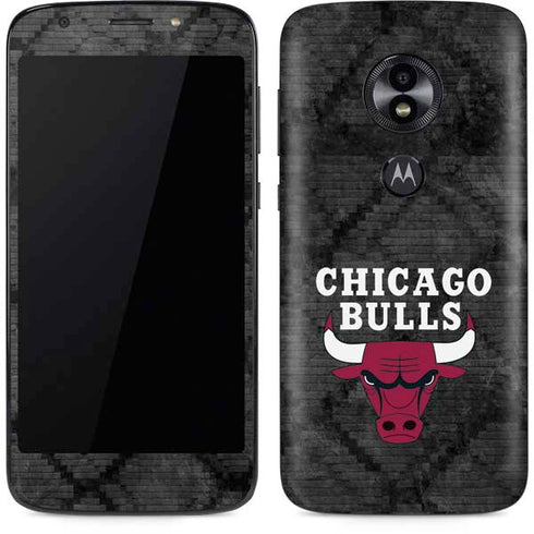 NBA Chicago Bulls Dark Rust Moto E5 Play Skin