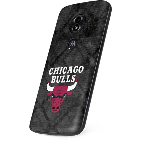 NBA Chicago Bulls Dark Rust Moto E5 Play Skin