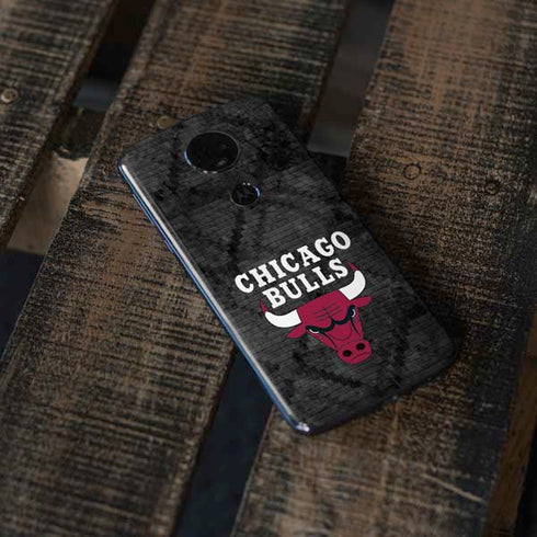 NBA Chicago Bulls Dark Rust Moto E5 Plus Skin